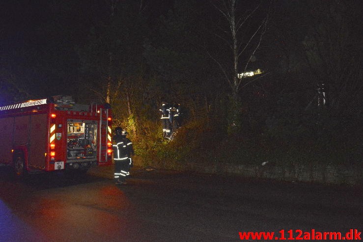 Industribrand. Storhaven i Vinding i Vejle. 04/03-2015. Kl. 19:47.