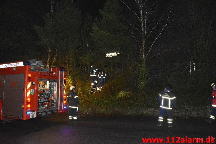 Industribrand. Storhaven i Vinding i Vejle. 04/03-2015. Kl. 19:47.