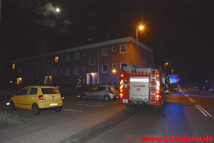 Brand i Etageejendom. Ribe Landevej 13 i Vejle. 04/04 2015. Kl. 02:40. 