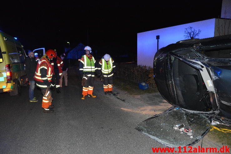 FUH med fastklemt. Mølvangvej 75 Jelling. 08/04-2015. Kl. 21:20.