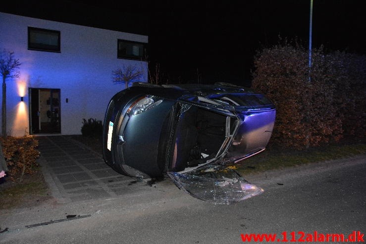 FUH med fastklemt. Mølvangvej 75 Jelling. 08/04-2015. Kl. 21:20.