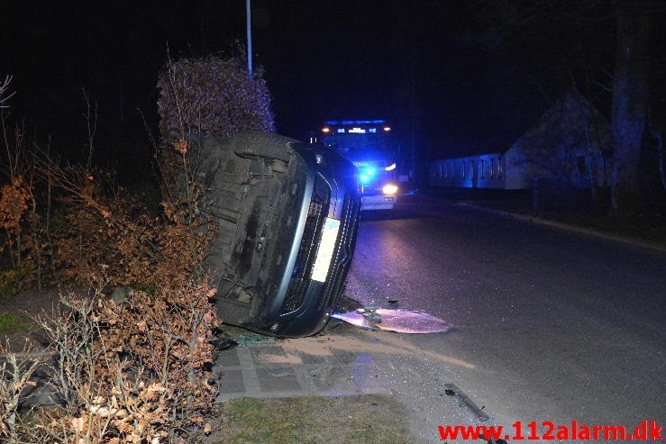 FUH med fastklemt. Mølvangvej 75 Jelling. 08/04-2015. Kl. 21:20.