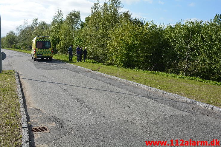 FUH med fastklemt. Vester Engvej i Vejle. 14/05-2015. KL. 17:41.