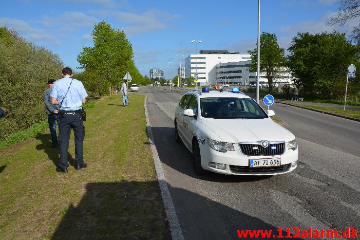 FUH med fastklemt. Vester Engvej i Vejle. 14/05-2015. KL. 17:41.