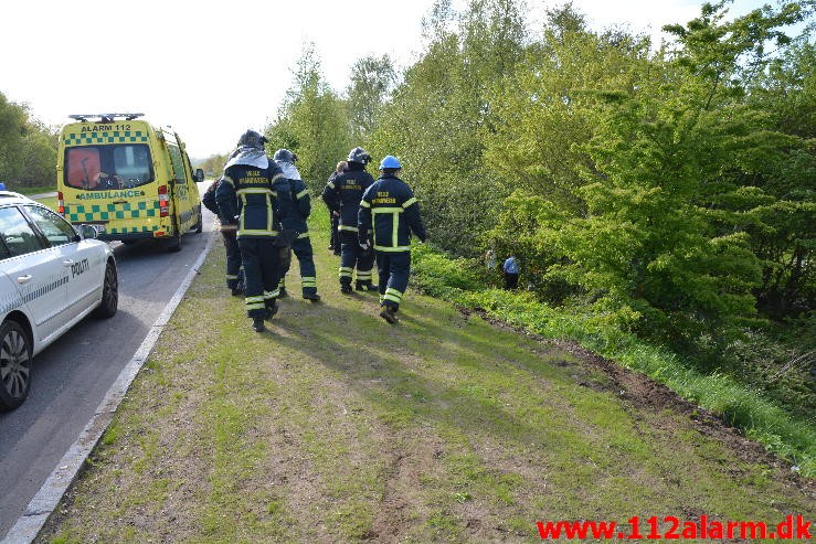 FUH med fastklemt. Vester Engvej i Vejle. 14/05-2015. KL. 17:41.