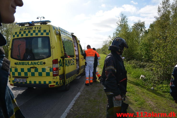 FUH med fastklemt. Vester Engvej i Vejle. 14/05-2015. KL. 17:41.