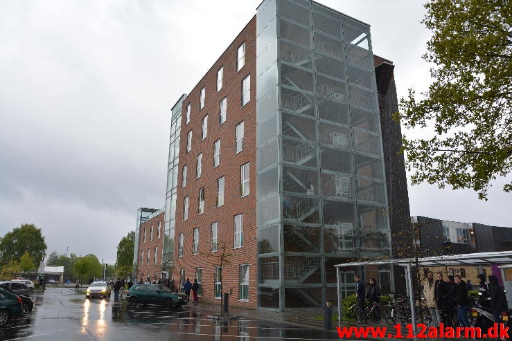 Brand i Institution. Campus  Boulevarden i Vejle. 18/05-2015. Kl. 19:39.