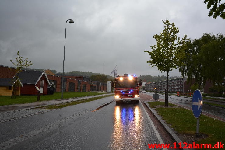 Brand i Institution. Campus  Boulevarden i Vejle. 18/05-2015. Kl. 19:39.