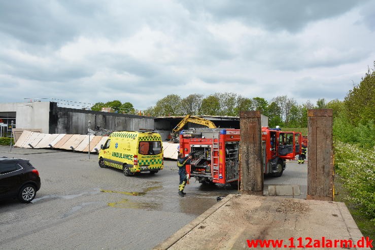 Alvorlig Arbejdsulykke. Dandyvej i Vejle.   22/05-2015. Kl. 13:32.