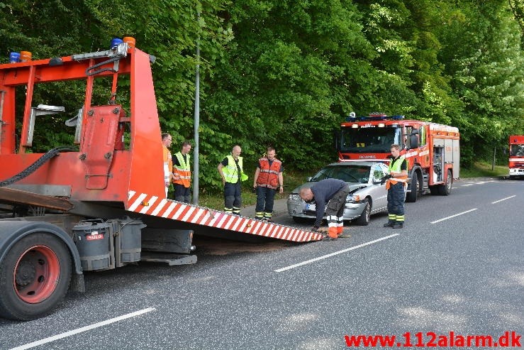 Forurening efter FUH. Vardevej 149 i Vejle. 16/06-2015. Kl. 16:55.