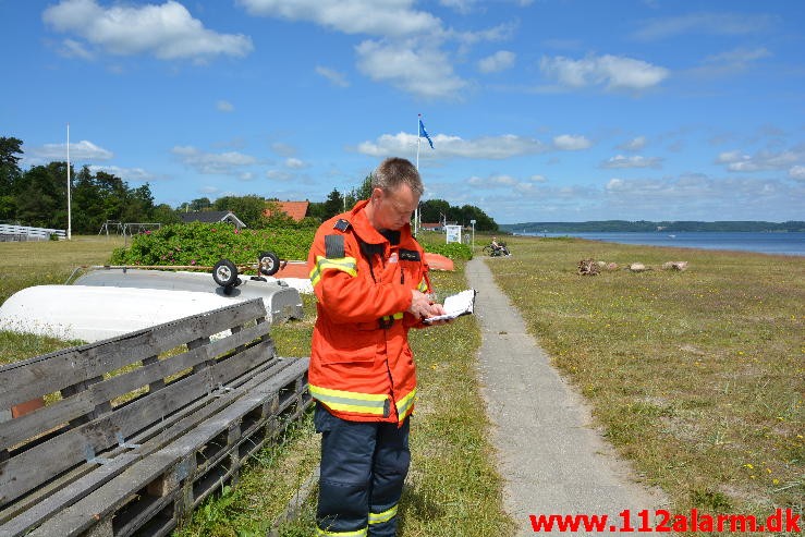 En lykkelig redningsaktion. Høll Strand G310. 28/06-2015. KL. 12:17.