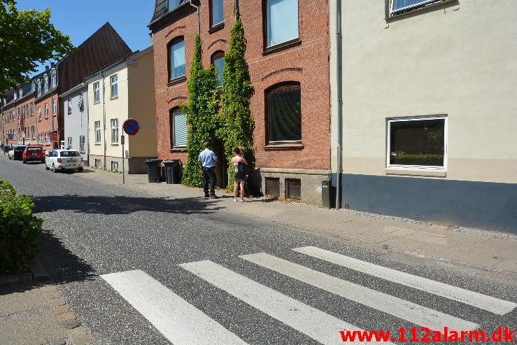 Brand i Lejlighed. Vardevej i Vejle. 02/07-2015. Kl. 15:06.