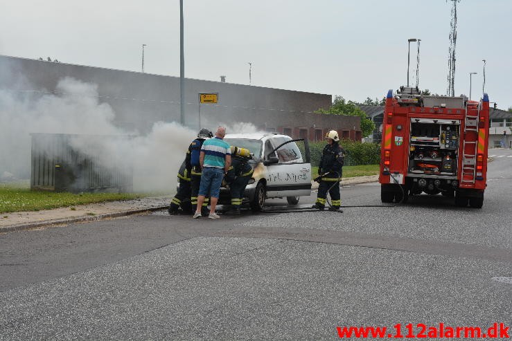 Bilbrand. Ulvehavevej i Vejle. 03/07-2015. Kl. 11:19.