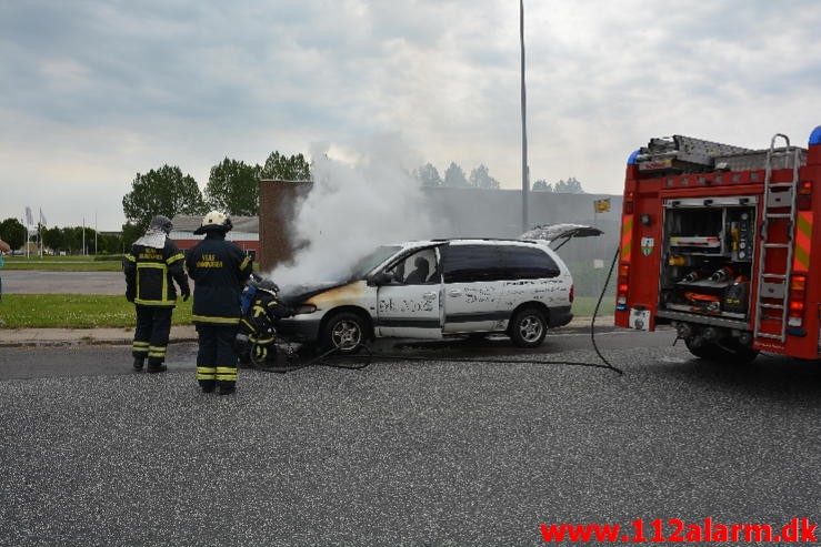 Bilbrand. Ulvehavevej i Vejle. 03/07-2015. Kl. 11:19.