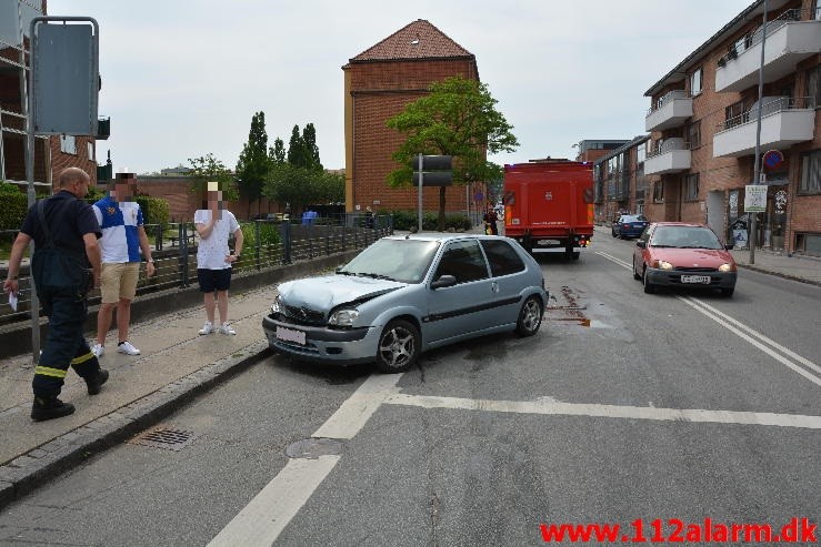 Mindre forurening. Vester Engvej og Enghavevej. 04/07-2015. Kl. 12:10.