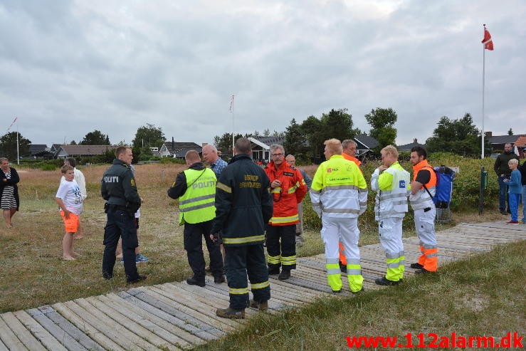 Redning drukneulykke ”HAVET” Folmersvej i Høl. 21/07-2015. Kl.20:59.