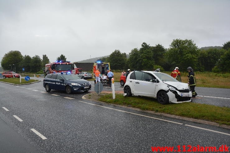 FUH med fastklemt. Bredstenvej ved Skibet. 28/07-2015. Kl. 06:41.