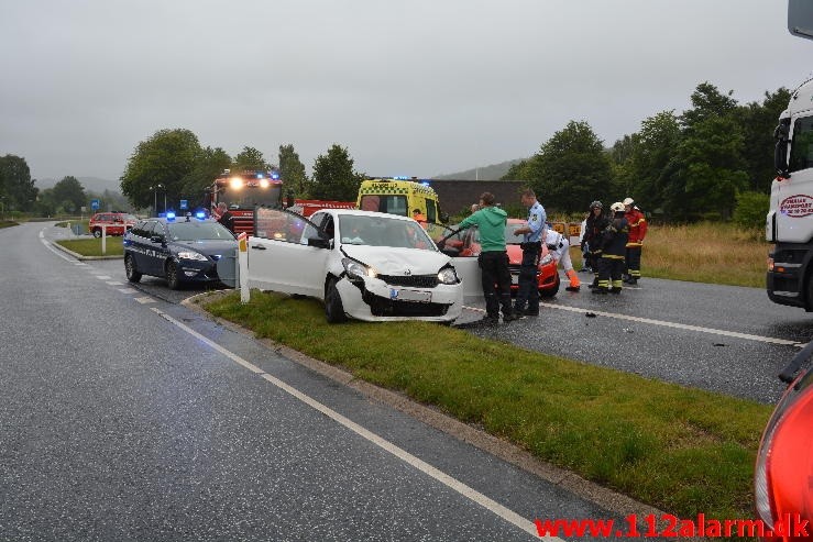 FUH med fastklemt. Bredstenvej ved Skibet. 28/07-2015. Kl. 06:41.