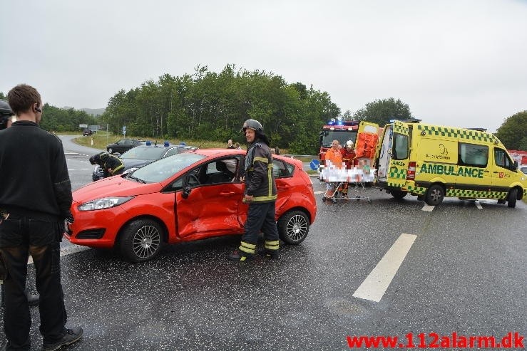 FUH med fastklemt. Bredstenvej ved Skibet. 28/07-2015. Kl. 06:41.