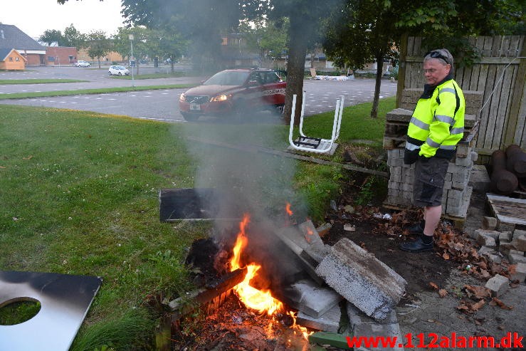 Mindre brand. Syddansk Erhvervsskole. Boulevarden 30 i Vejle. 05/08-2015. Kl. 20:52.