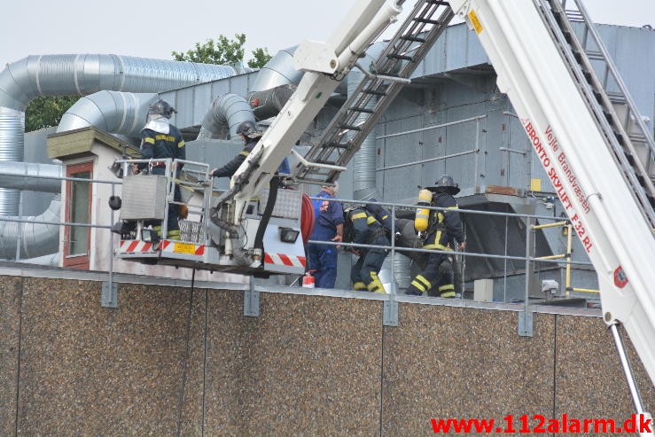 Brand i Industri. Diskovej i Vejle. 17/08-2015. Kl. 10:09.