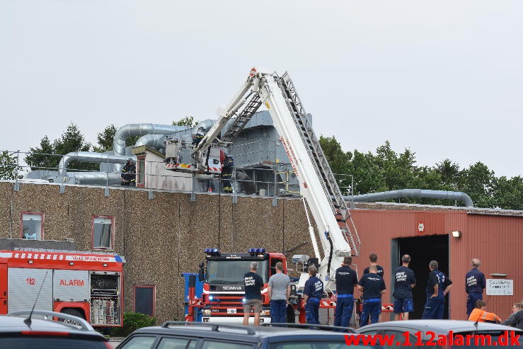 Brand i Industri. Diskovej i Vejle. 17/08-2015. Kl. 10:09.