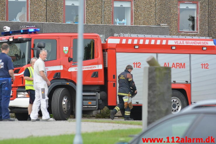 Brand i Industri. Diskovej i Vejle. 17/08-2015. Kl. 10:09.