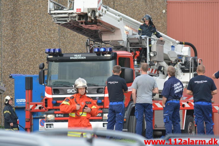 Brand i Industri. Diskovej i Vejle. 17/08-2015. Kl. 10:09.