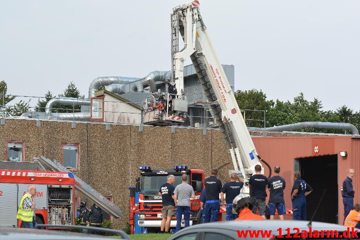 Brand i Industri. Diskovej i Vejle. 17/08-2015. Kl. 10:09.