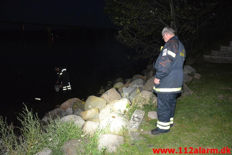 Mindre brand. Tirsbæk Strandvej. 20/08-2015. Kl. 21:21.