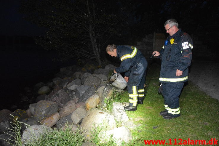 Mindre brand. Tirsbæk Strandvej. 20/08-2015. Kl. 21:21.