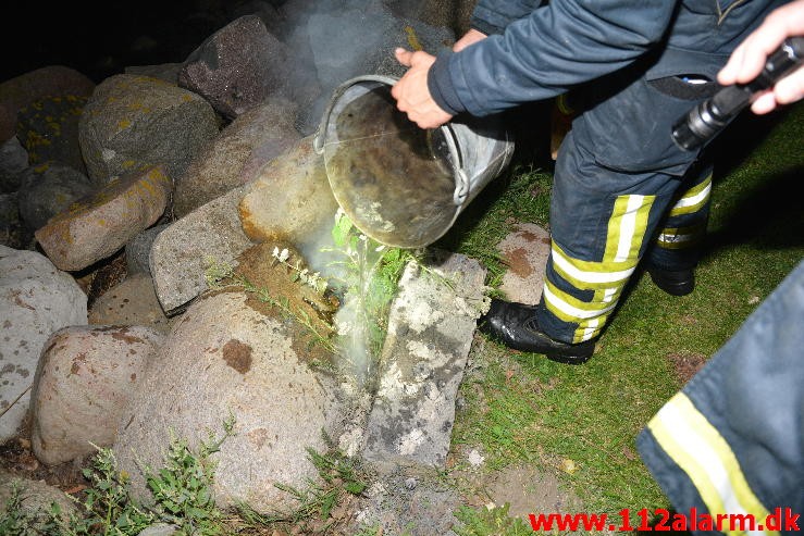 Mindre brand. Tirsbæk Strandvej. 20/08-2015. Kl. 21:21.