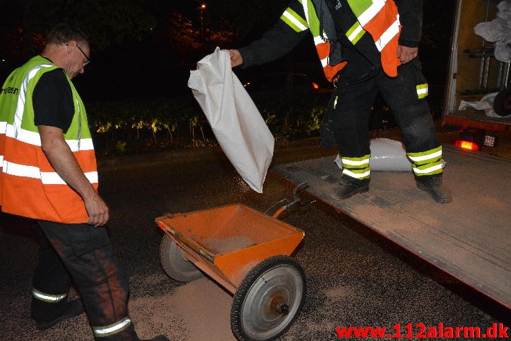 Mindre forurening. Strækning på 13.5 Km. 22/08-2015. Kl. 20:55.