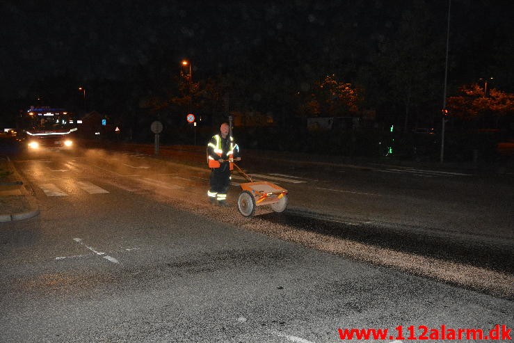 Mindre forurening. Strækning på 13.5 Km. 22/08-2015. Kl. 20:55.