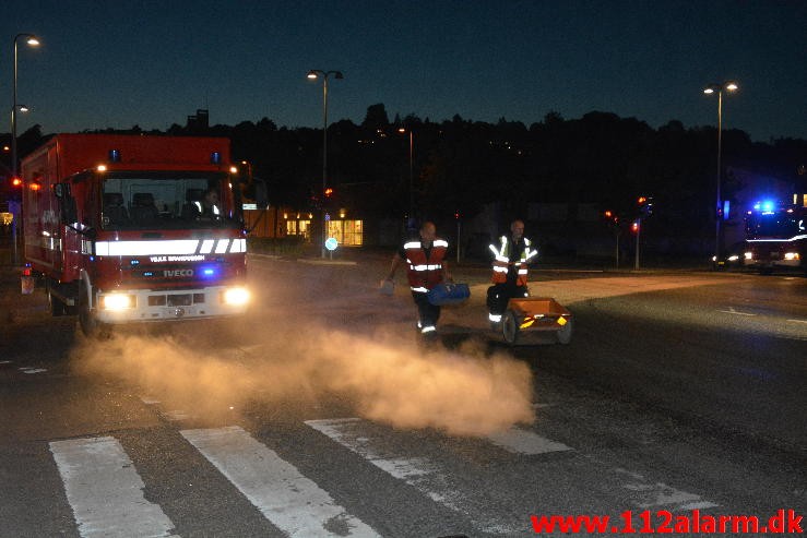 Mindre forurening. Strækning på 13.5 Km. 22/08-2015. Kl. 20:55.