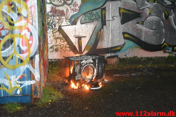 Mindre brand. Spinderigade i Vejle. 16/09-2015. Kl. 00:12.