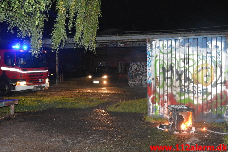 Mindre brand. Spinderigade i Vejle. 16/09-2015. Kl. 00:12.