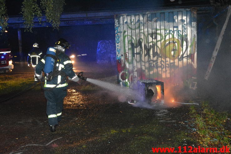 Mindre brand. Spinderigade i Vejle. 16/09-2015. Kl. 00:12.