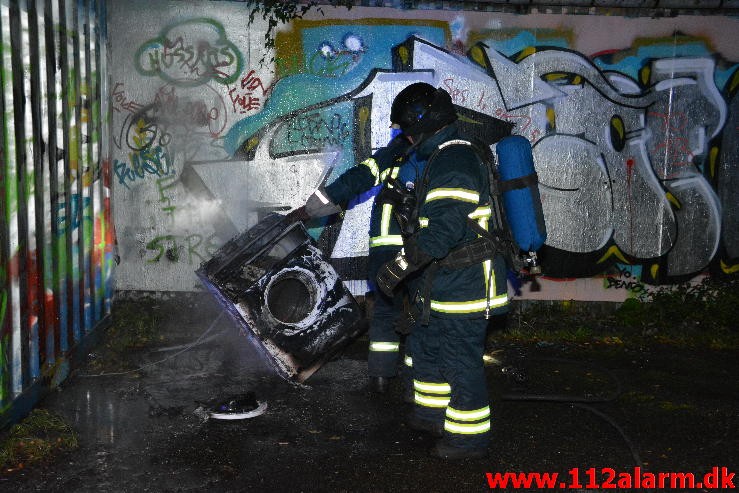 Mindre brand. Spinderigade i Vejle. 16/09-2015. Kl. 00:12.