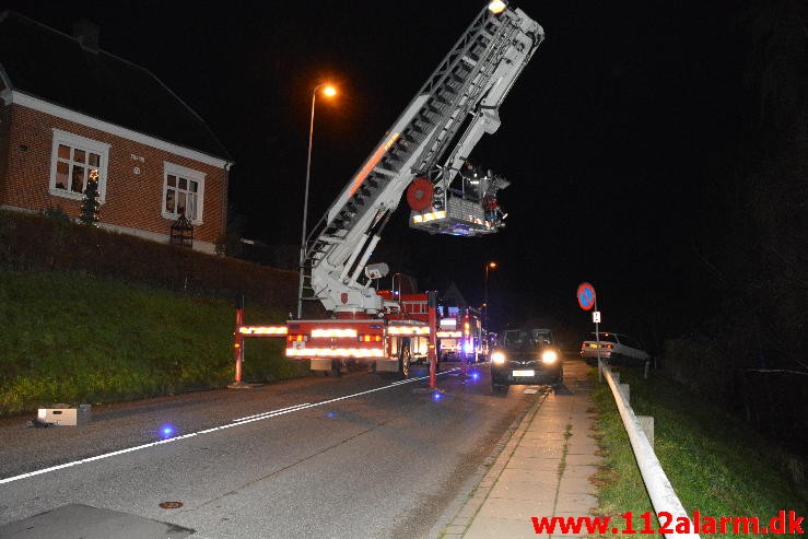 Skorstensbrand. Ribe Landevej i Vejle. 20/11-2015. Kl. 18:32.