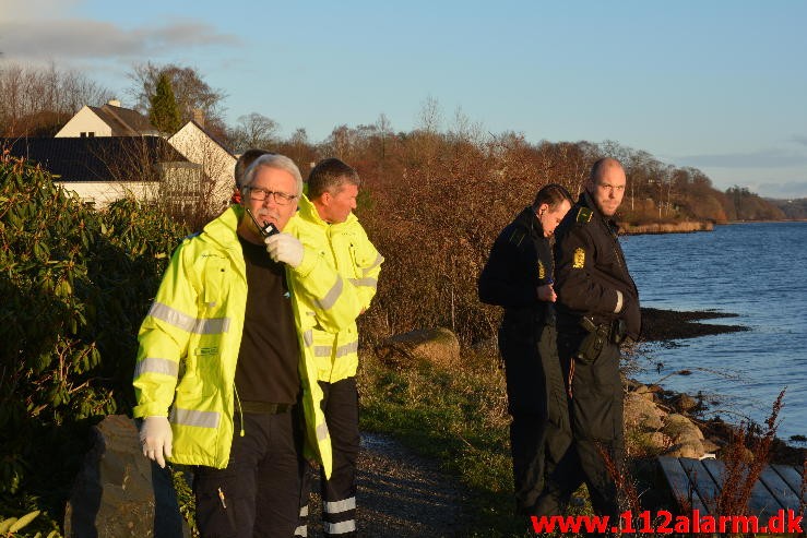 Redning drukneulykke. Vejle fjord. 11/142-2015. Kl. 14:28.