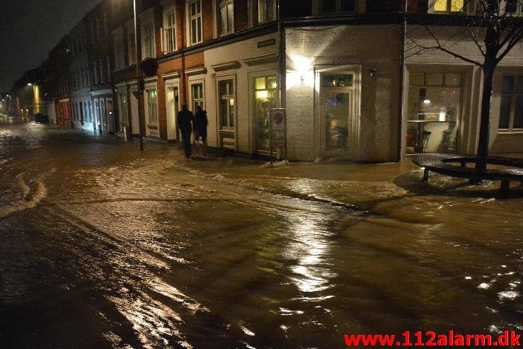 Oversvømmelse i Vejle. 26/12-2015. Kl. 22:30.