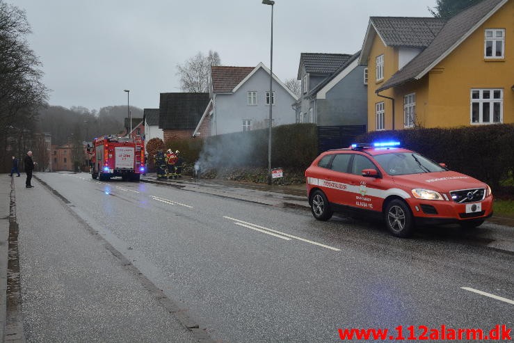 Brand i Transformator. Grejsdalsvej 243. 27/01-2016. Kl. 11:23.