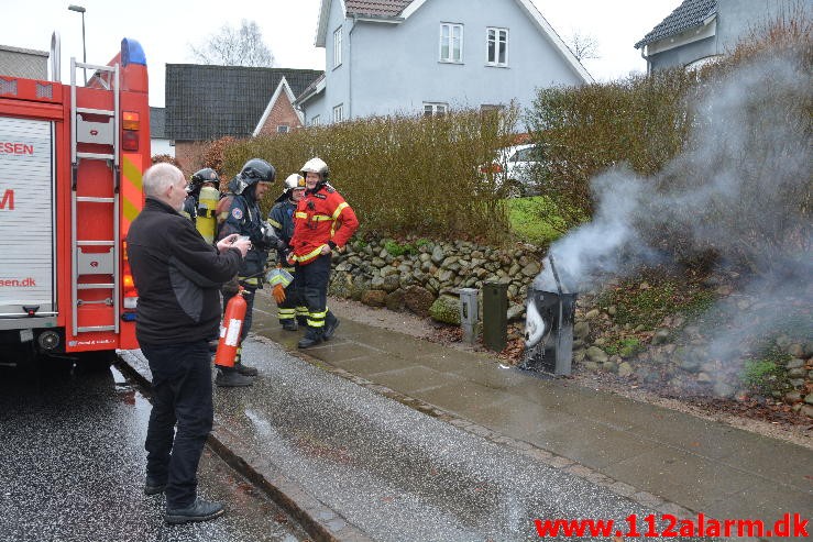 Brand i Transformator. Grejsdalsvej 243. 27/01-2016. Kl. 11:23.