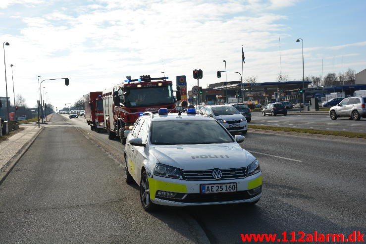 Mindre Trafik uheld. Horsensvej i Vejle. 13/03-2016. 15:29.