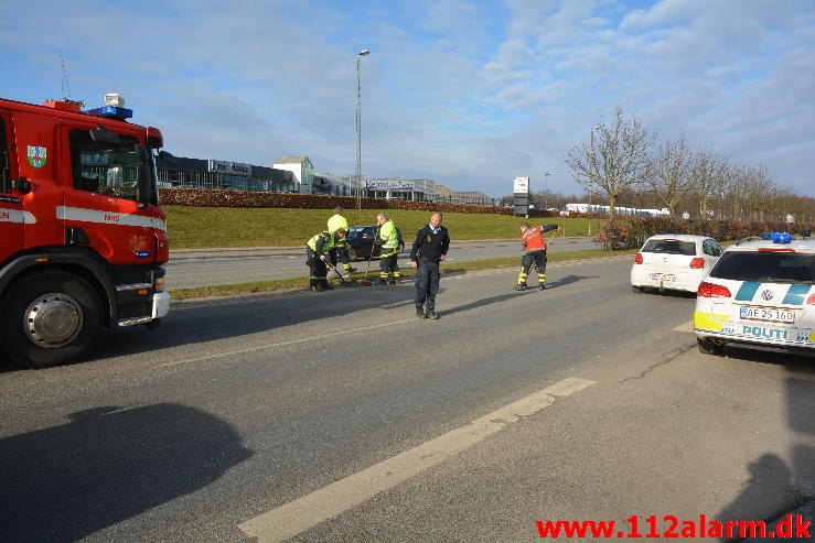 Mindre Trafik uheld. Horsensvej i Vejle. 13/03-2016. 15:29.