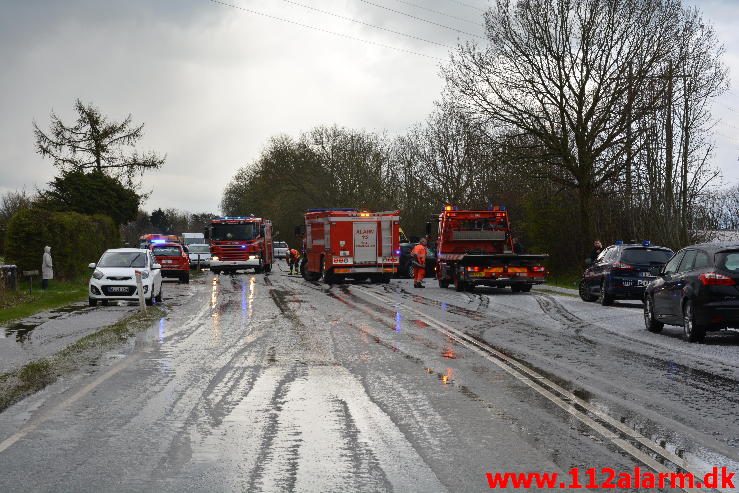 3 Uheld på under 30 minutter. Fredericiavej/E45 i Vejle. 26/04-2016. Kl. 18:12.