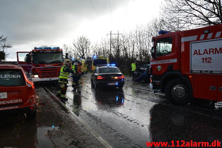 3 Uheld på under 30 minutter. Fredericiavej/E45 i Vejle. 26/04-2016. Kl. 18:12.