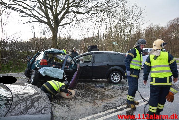 3 Uheld på under 30 minutter. Fredericiavej/E45 i Vejle. 26/04-2016. Kl. 18:12.