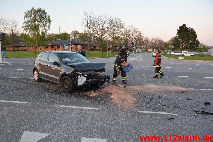 FUH med fastklemt. Viborgvej i Vejle. 08/05-2016. Kl. 17:30.